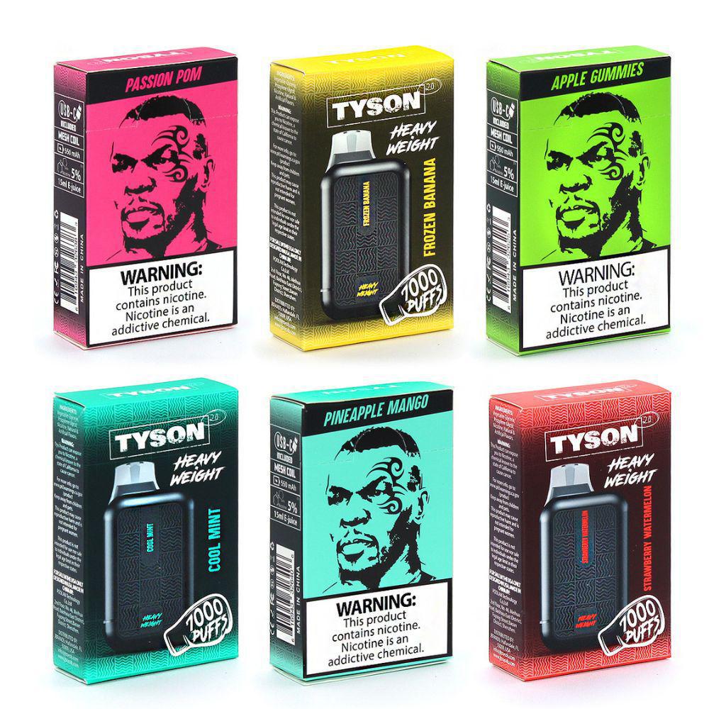 Tyson 2.0 Heavyweight 7000 Disposable Vape 5% - Awesomevapestore