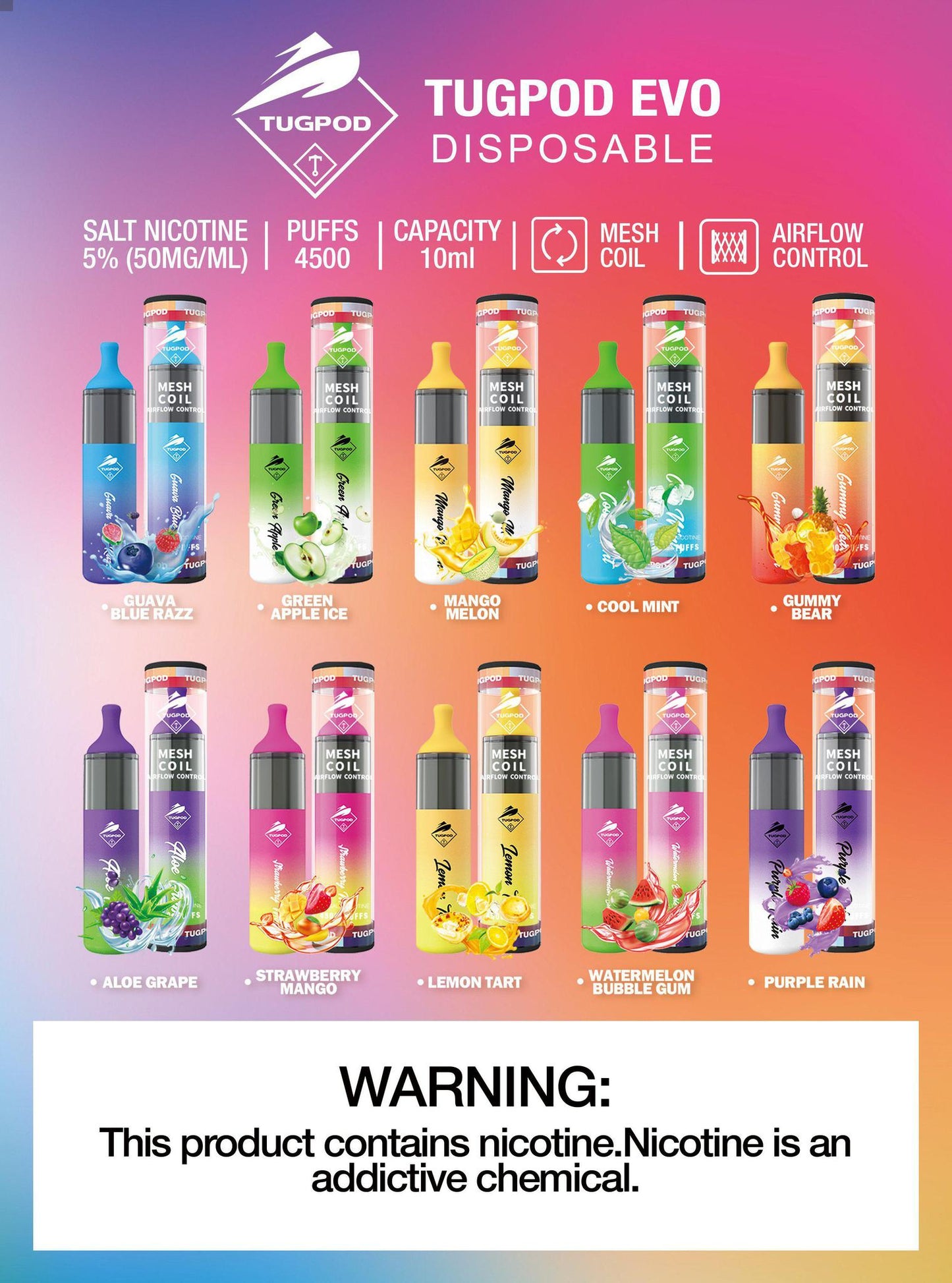 Tug Pod Disposable Vape