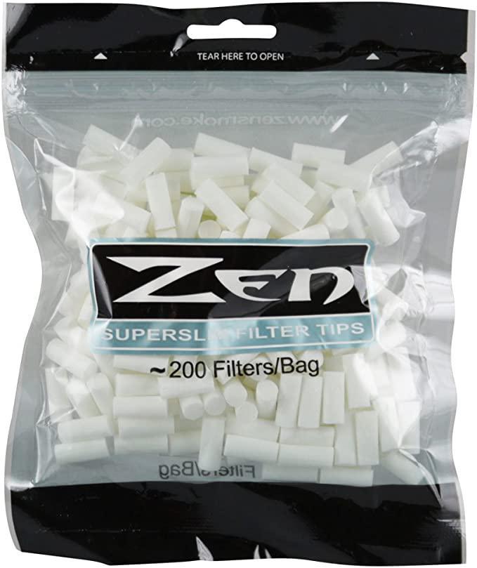 Zen Superslim Filter Tips 200ct -  Awesomevapestore