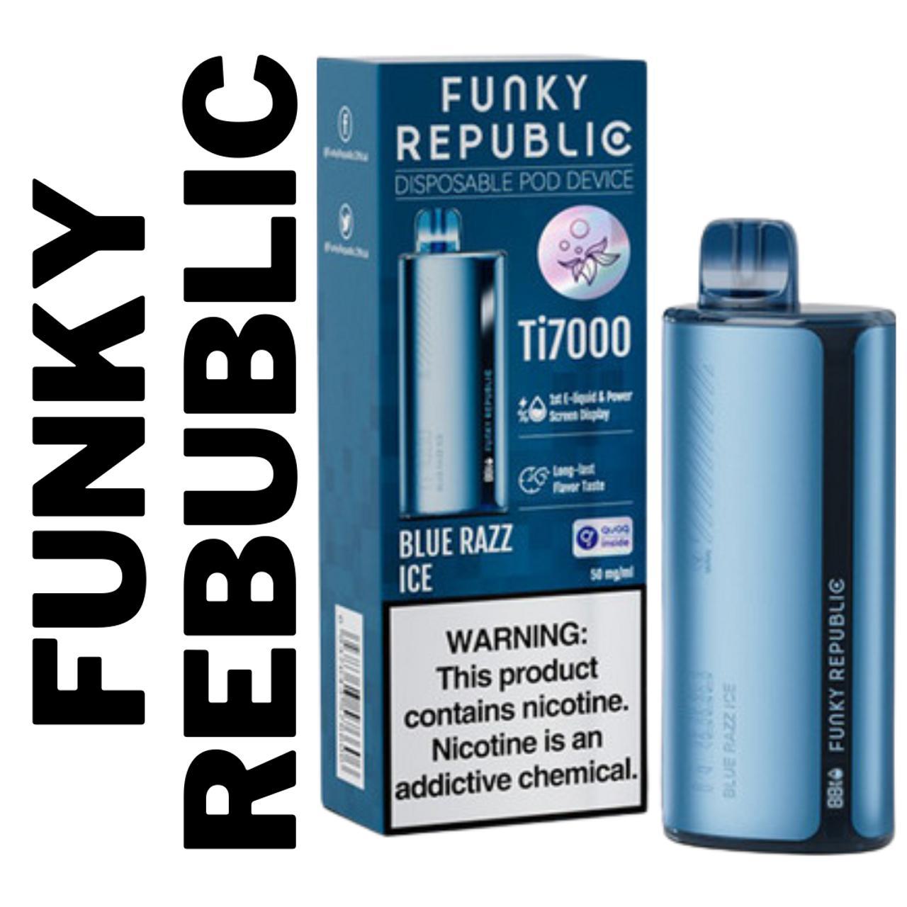 Funky Republic Ti7000 5% -  Awesomevapestore