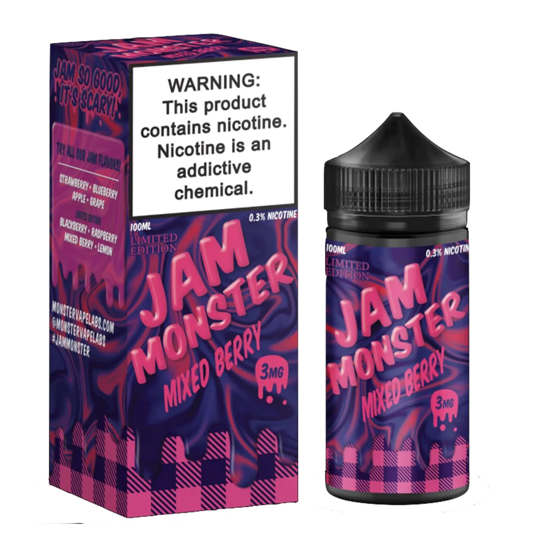 Jam Monster Strawberry e-Liquid