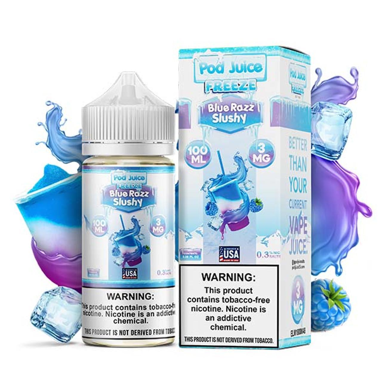 Pod Juice Blue Razz Slushy