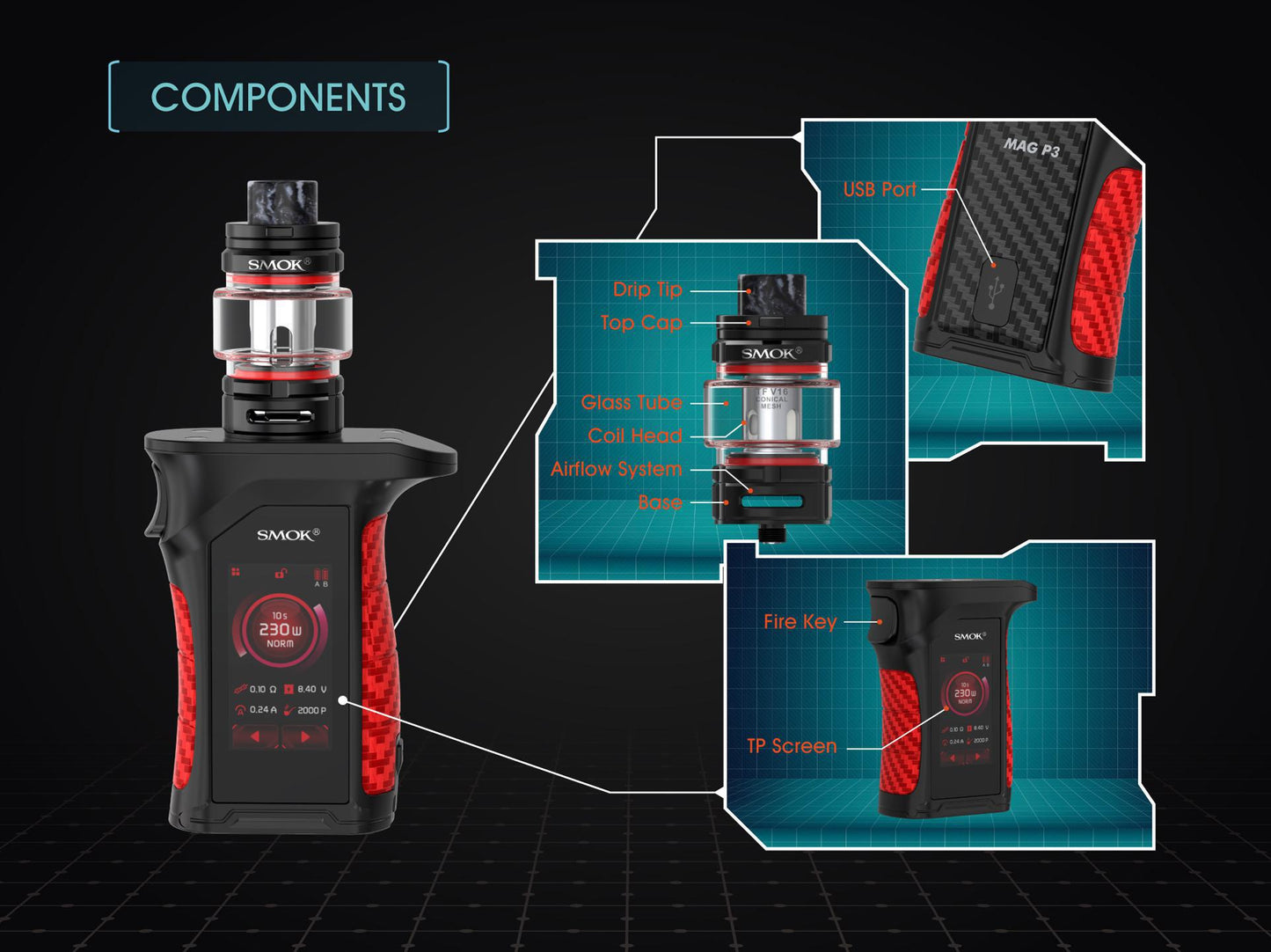 SMOK MAG P3 -  Awesomevapestore